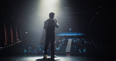 A person delivering a keynote