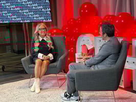 Ronda Conger of CBH Homes talking to Ryan Estis