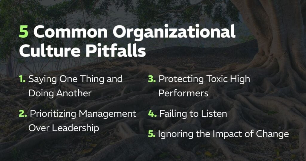 5 Common Organizational Culture Pitfalls