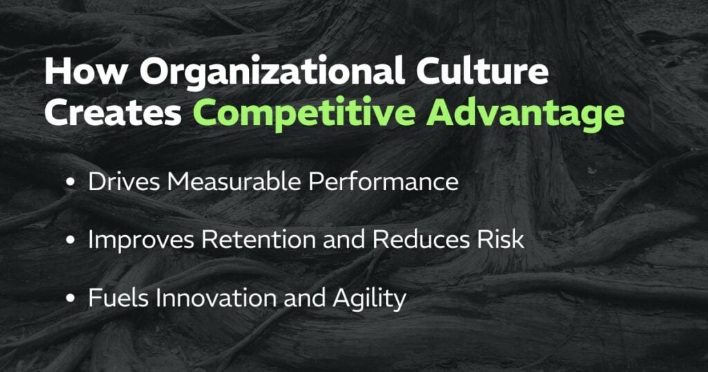 Culture enhances performance and innovation.