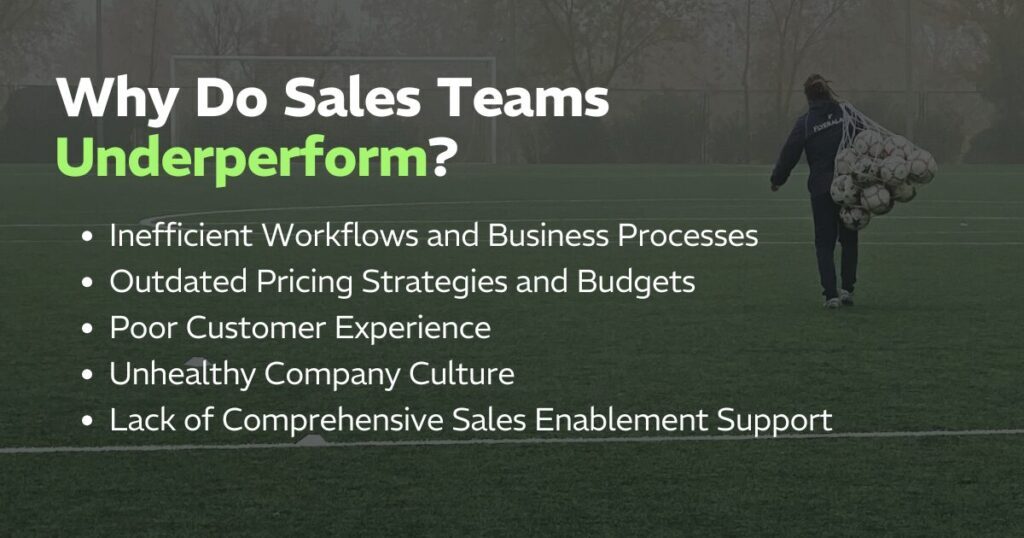 Why Do Sales Teams Underperform?