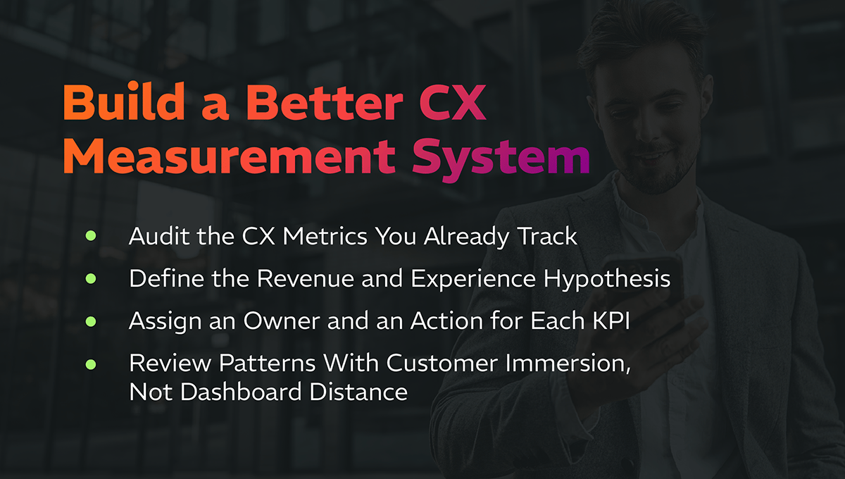 Build a Better CX Measurement System