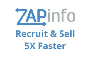 ZAPinfo Recruit & Sell 5X Faster