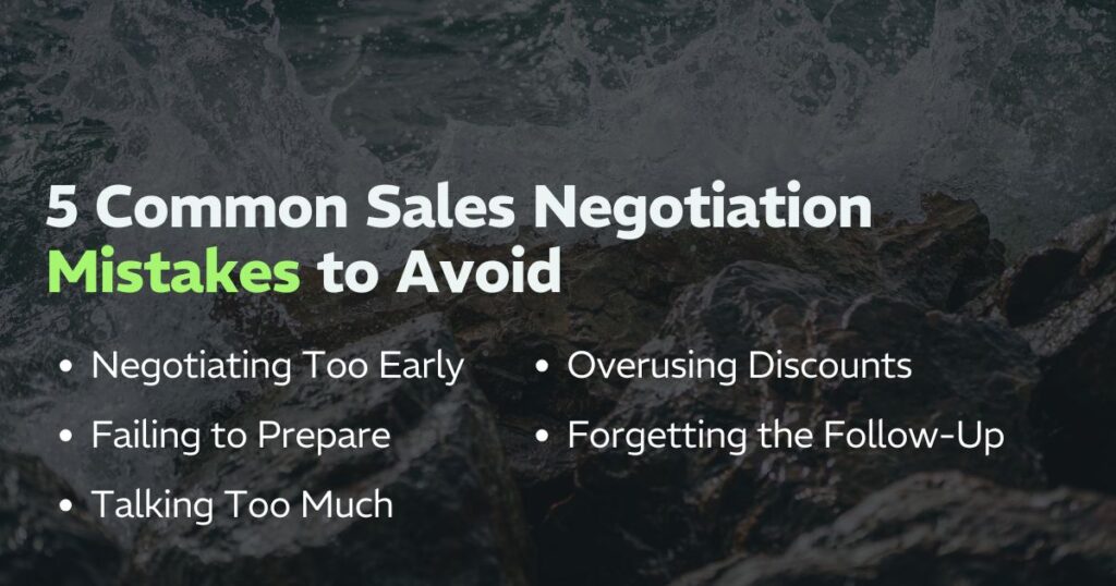 Sales Negotiation Strategies: What Reps Need to Know 2 RE blog interior 5 Common Sales Negotiation Mistakes to Avoid v2