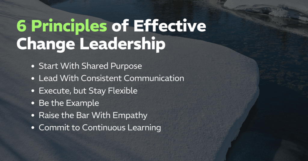 The Truth About Change Leadership 3 6 Principles of Effective Change Leadership