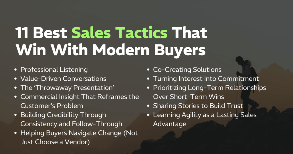 11 Best Sales Tactics That Win With Modern Buyers 1 11 Best Sales Tactics That Win With Modern Buyers