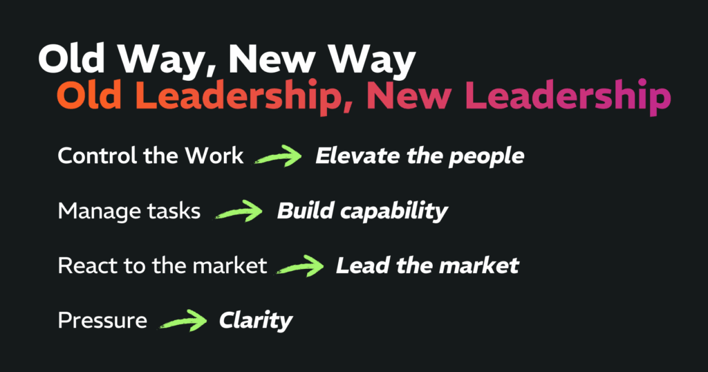 RYAN Interior Image Old way new way